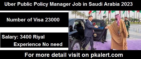 Uber Public Policy Manager Job in Saudi Arabia 2023