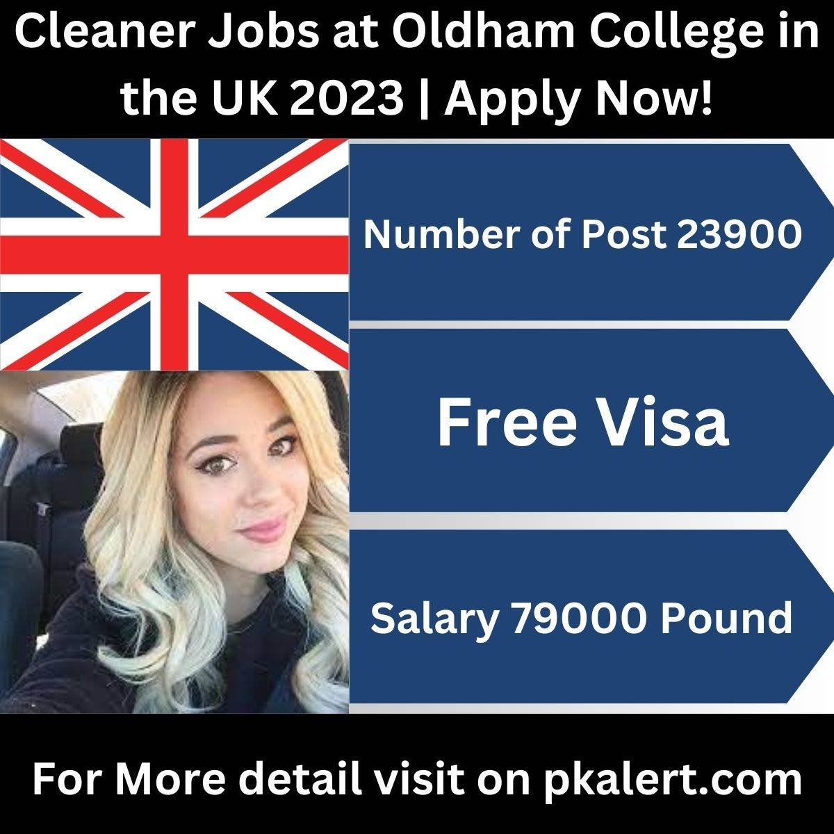 Cleaner Jobs at Oldham College in the UK 2023 | Apply Now!