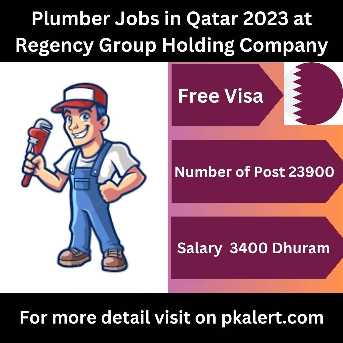 Plumber Jobs in Qatar 2023 at Regency Group Holding Company