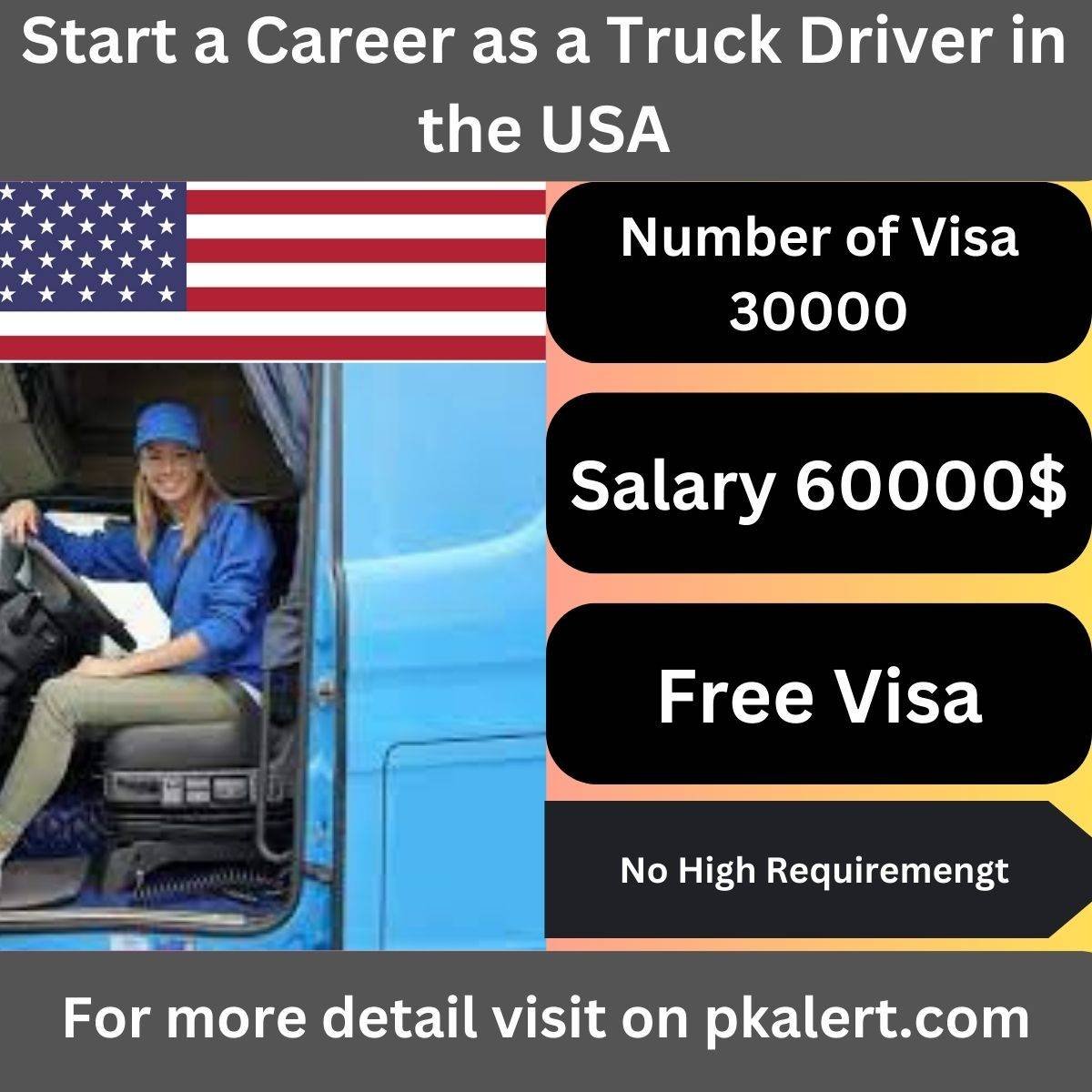 Start a Career as a Truck Driver in the USA