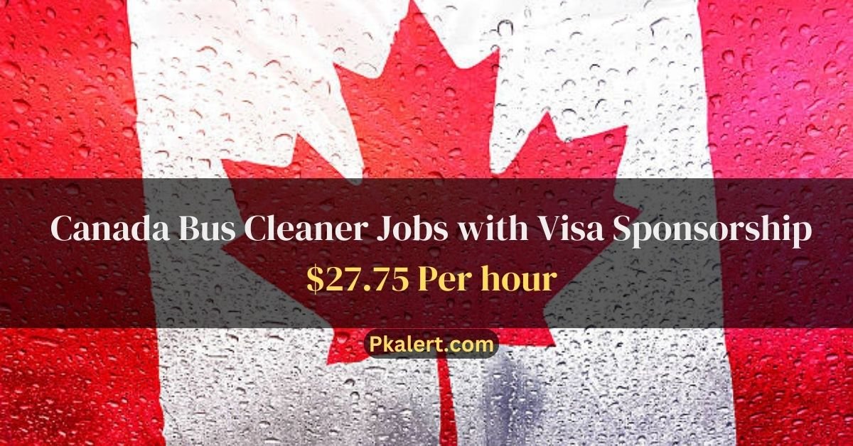 Canada Bus Cleaner Jobs with Visa Sponsorship