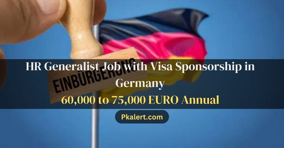 HR Generalist Job with Visa Sponsorship in Germany