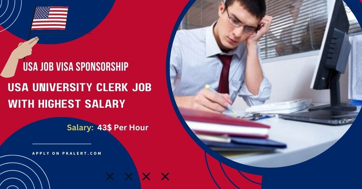 Postal Clerk Jobs At USA University Visa Sponsorship 2023
