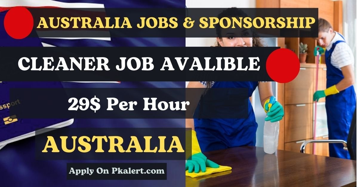 Cleaner Jobs In Australia For Foreigners With Visa Sponsorship