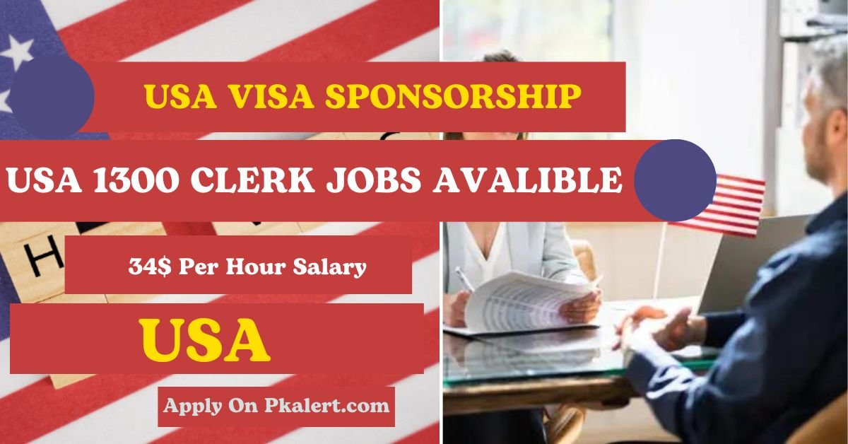 Data Entry Clerck Jobs In USA With Visa Sponsorship 2024