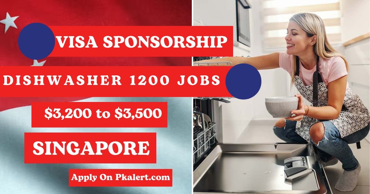 Dishwasher Jobs In Singapore With Visa Sponsorship 2023