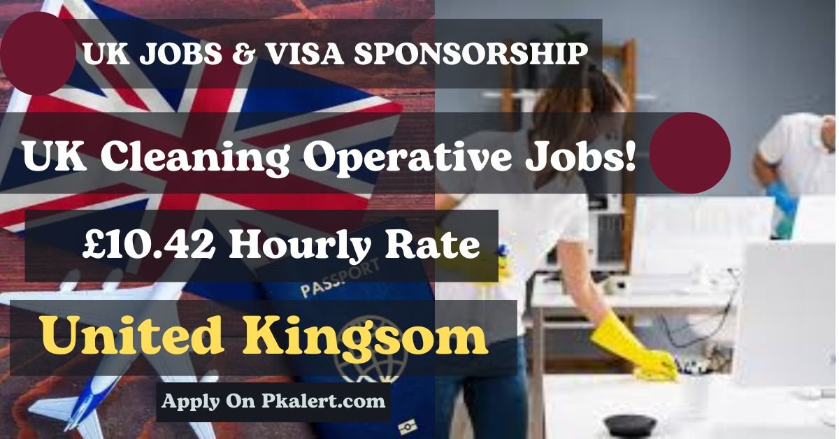 UK Cleaning Operative Jobs WIth Visa Sponsorship 2023