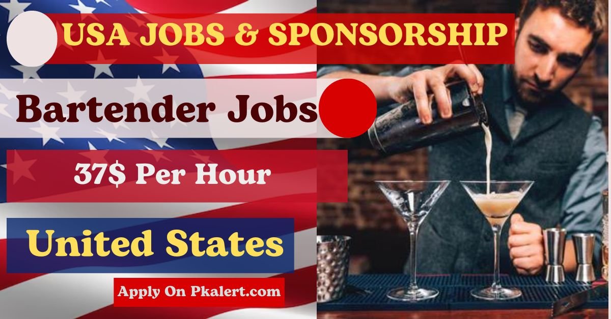 Bartender Job In USA With Visa Sponsorship 2024