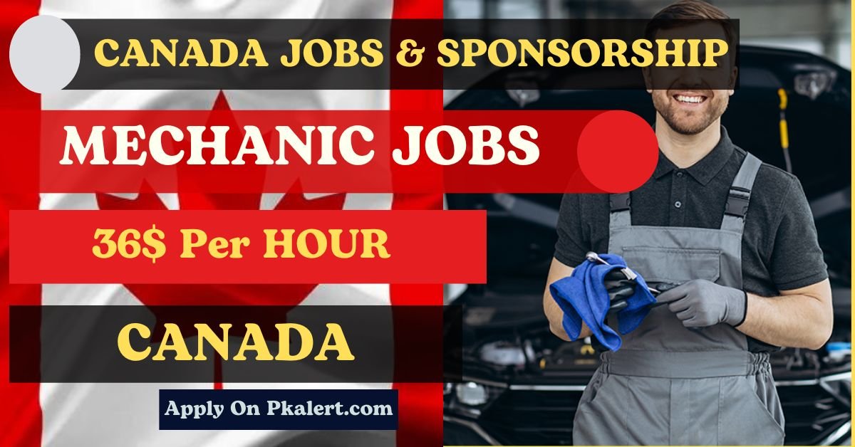 Mechanic Job In Canada With Visa Sponsorship 2024