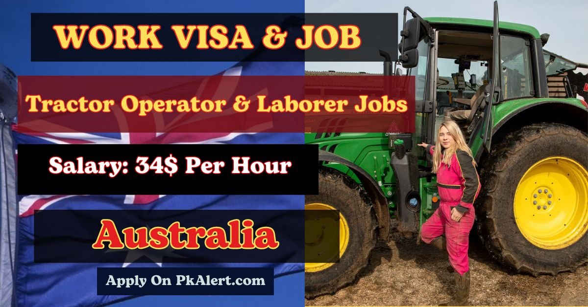 Tractor Operator & Laborer Jobs in Australia 2024