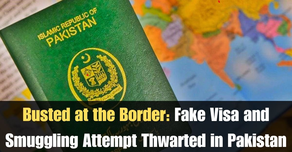 Busted at the Border: Fake Visa and Smuggling Attempt Thwarted in Pakistan