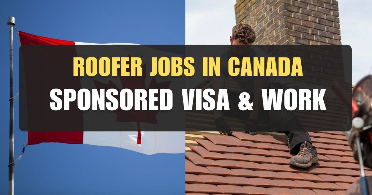 Roofer Jobs in Canada: Sponsored Visa & Work Now in 2024!