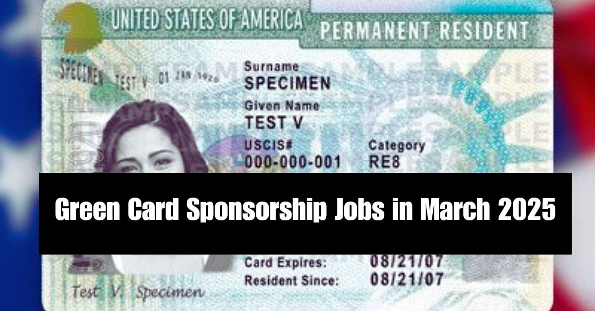 Green Card Sponsorship Jobs