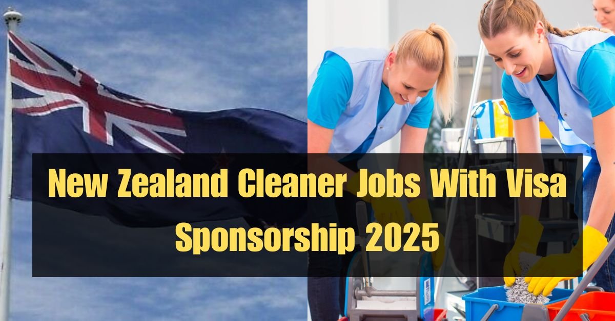 New Zealand Cleaner Jobs With Visa Sponsorship 2025