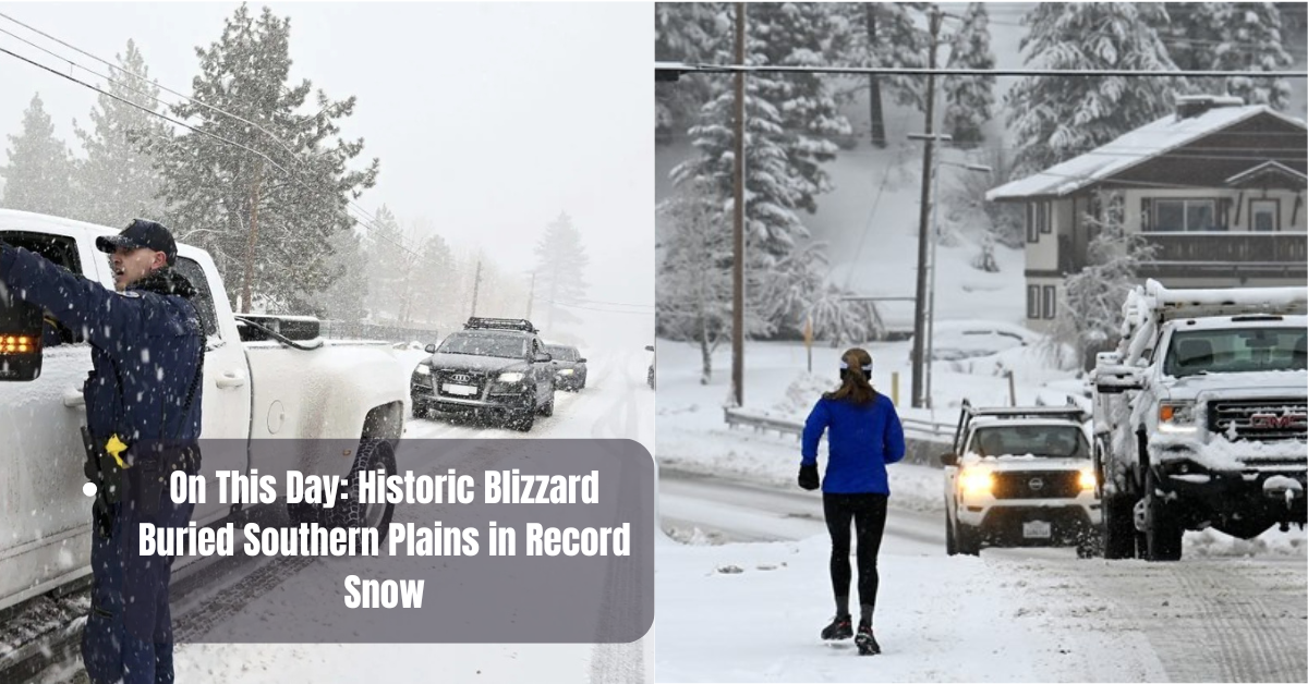 On This Day: Historic Blizzard Buried Southern Plains in Record Snow