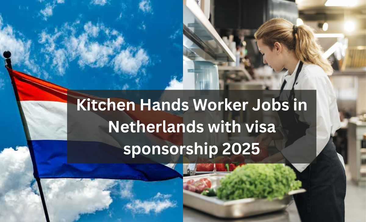 Kitchen Hands Worker Jobs in Netherlands with visa sponsorship 2025 2