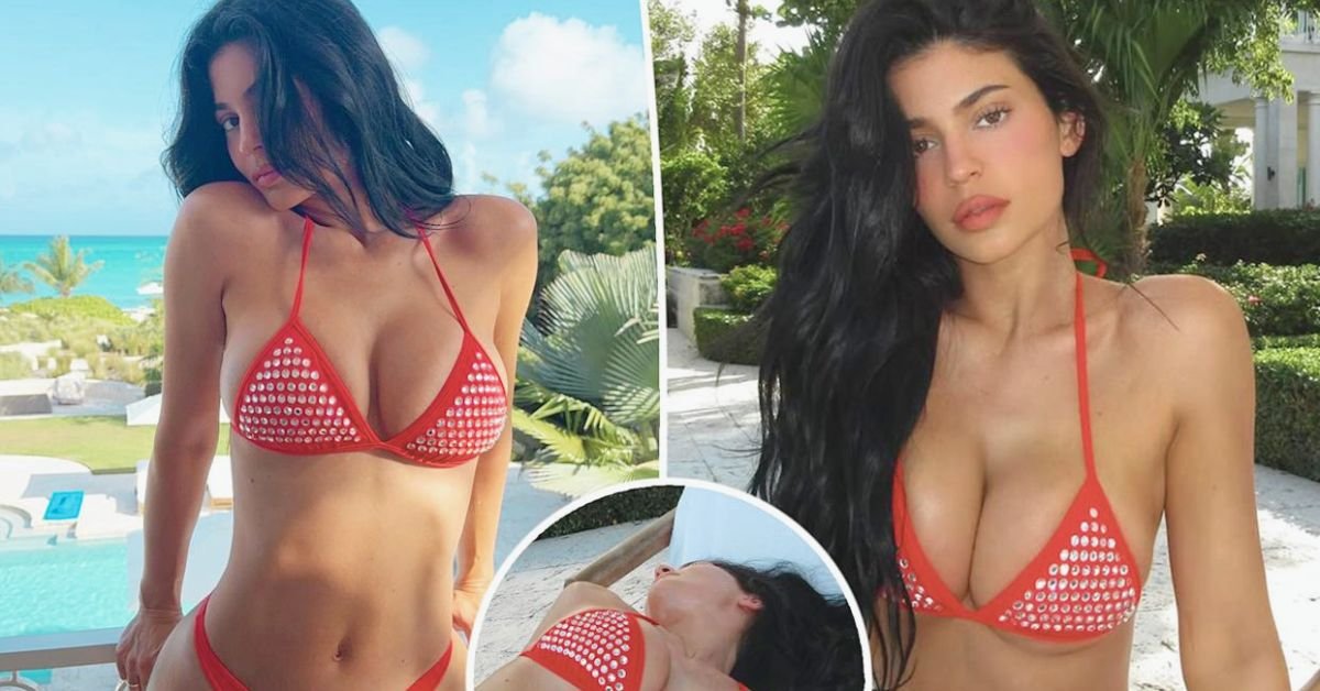 30 Years Later: Kylie Jenner & Iconic 90s Supermodel Claudia Schiffer Rock the Same Red Hot Chanel Bikini 3 30 Years Later Kylie Jenner Iconic 90s Supermodel Claudia Schiffer Rock the Same Red Hot Chanel Bikini 1