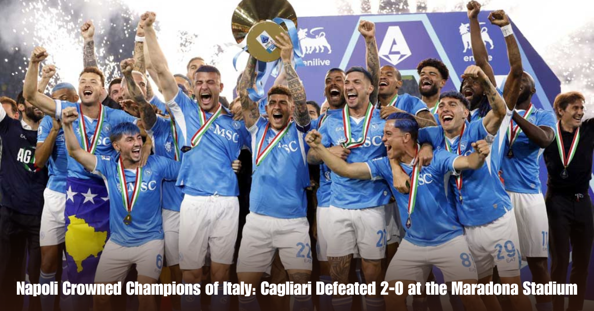 Napoli Crowned Champions of Italy: Cagliari Defeated 2-0 at the Maradona Stadium 1 6 on Private Jet Presumed Dead After Crash Into San Diego Neighborhood 2