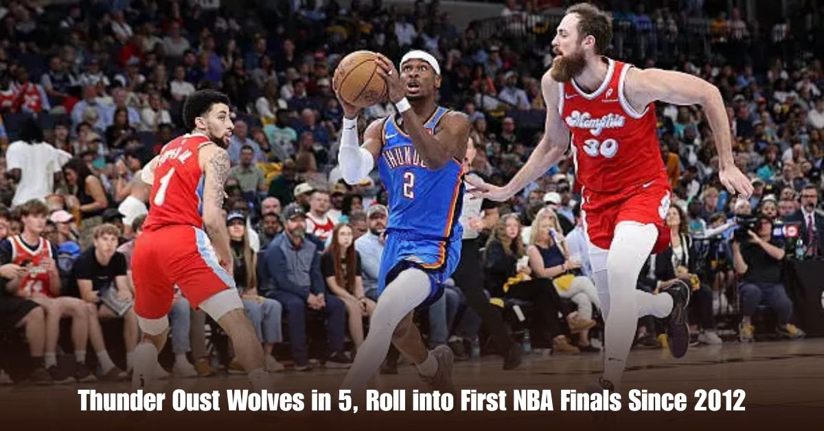 Thunder Oust Wolves in 5, Roll into First NBA Finals Since 2012 1 6 on Private Jet Presumed Dead After Crash Into San Diego Neighborhood 2025 05 29T120744.546