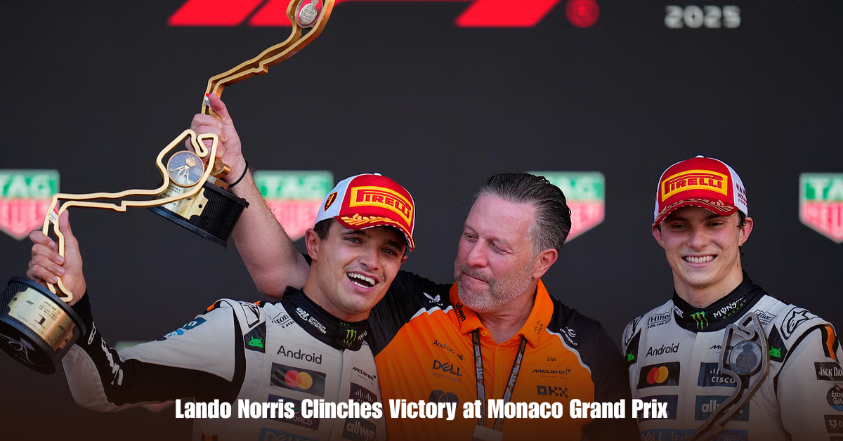 Lando Norris Clinches Victory at Monaco Grand Prix 2 6 on Private Jet Presumed Dead After Crash Into San Diego Neighborhood 3