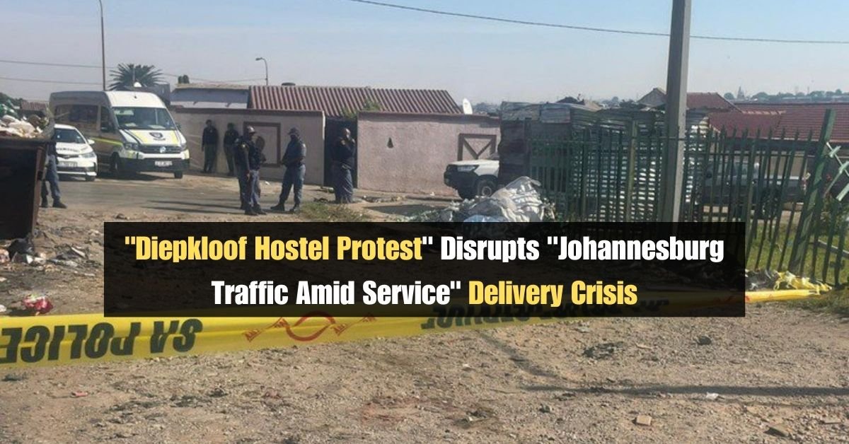 "Diepkloof Hostel Protest" Disrupts "Johannesburg Traffic Amid Service" Delivery Crisis