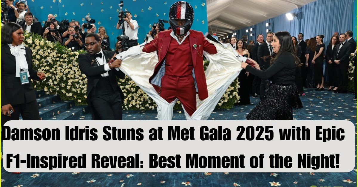 Damson Idris Stuns at Met Gala 2025 with Epic F1-Inspired Reveal: Best Moment of the Night!