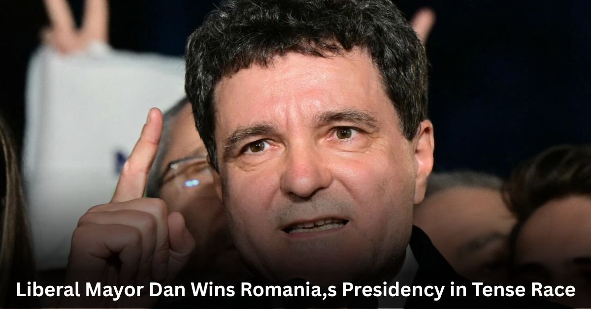 Liberal Mayor Dan clinches Romanian presidency in Tense 2025 election 1 Add a heading 7 3