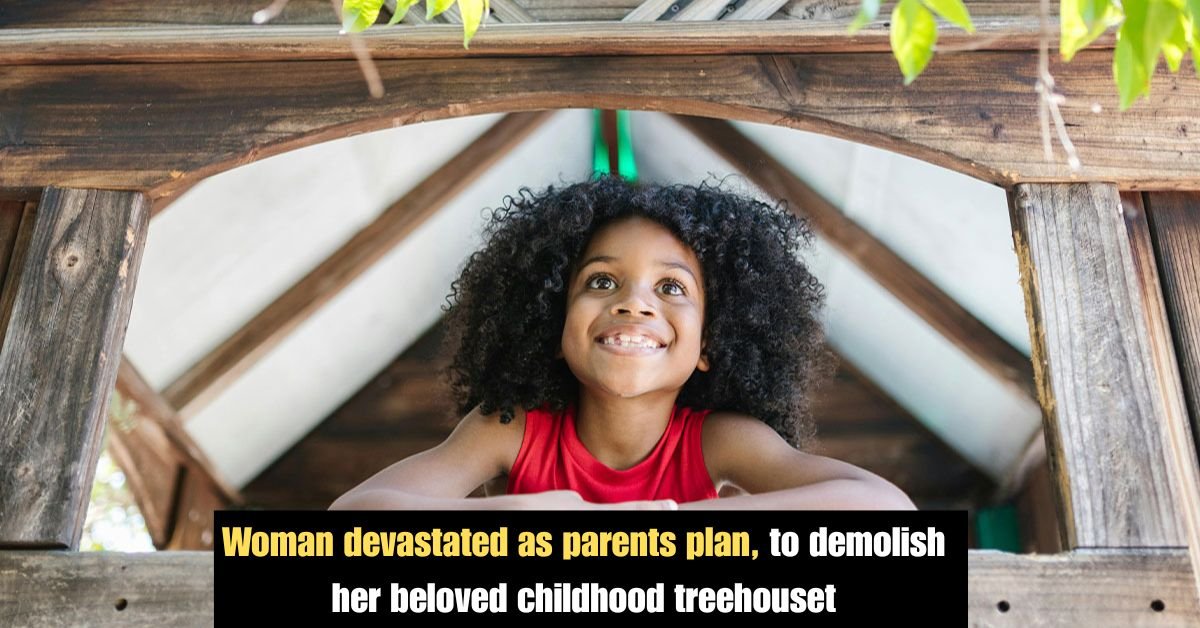 Woman devastated as parents plan, to demolish her beloved childhood treehouse 3 Aunt Refuses to Babysit during Sister in Laws surprise vacationfamily drama goes viral 6