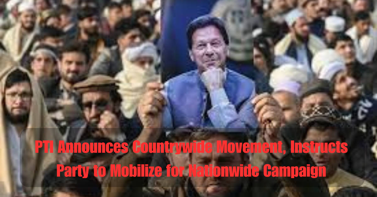 PTI Announces Countrywide Movement, Instructs Party to Mobilize for Nationwide Campaign 2 Bilawal Announces PPP Rally in Peshawar Against Indian Aggressiong 13