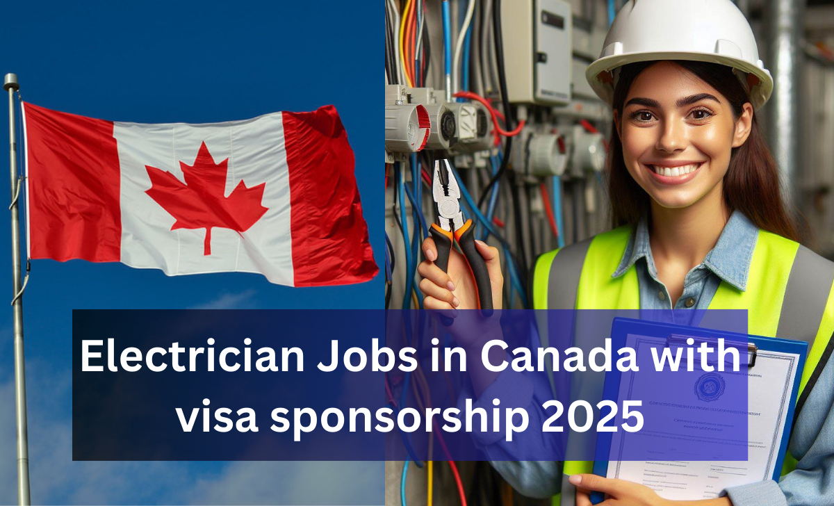 Electrician Jobs in Canada with visa sponsorship 2025