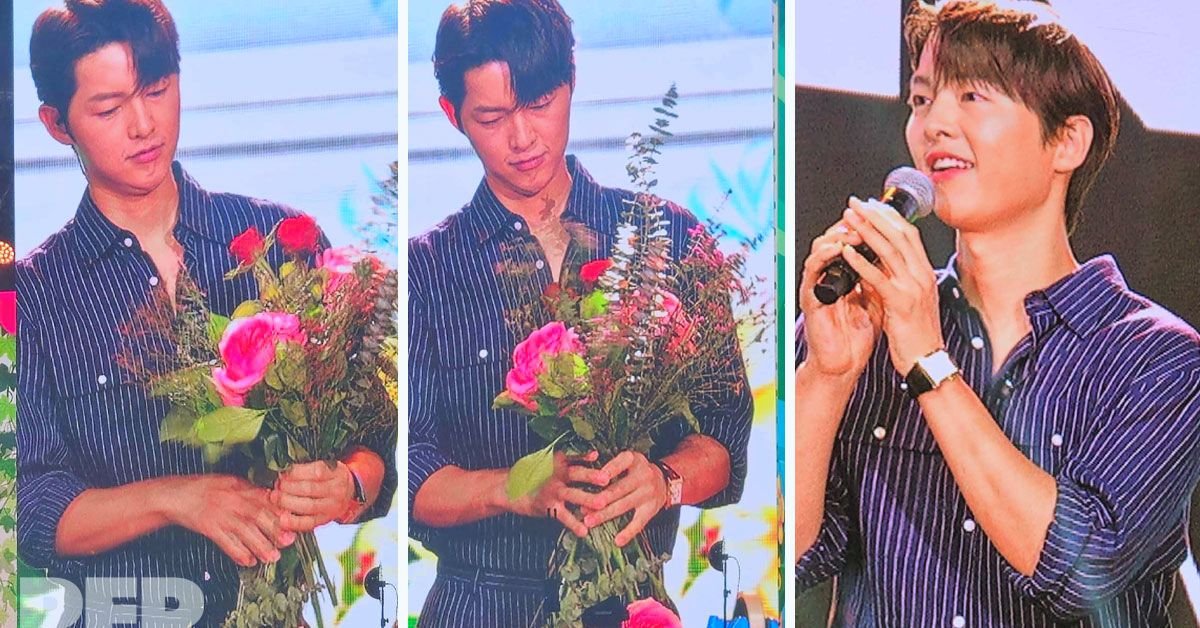 "OMG! My Ultimate K-Drama Crush!" — Janice de Belen Gets Surprise Flowers from Song Joong Ki at Manila Fan Meet 3 Janice de Belen Gets Surprise Flowers from Song Joong Ki 1