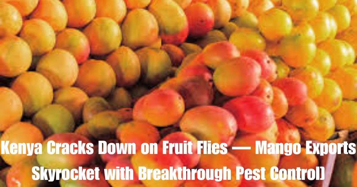 Kenya Cracks Down on Fruit Flies — Mango Exports Skyrocket with Breakthrough Pest Control]