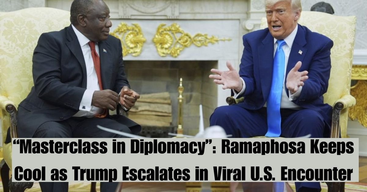 “Masterclass in Diplomacy”: Ramaphosa Keeps Cool as Trump Escalates in Viral U.S. Encounter