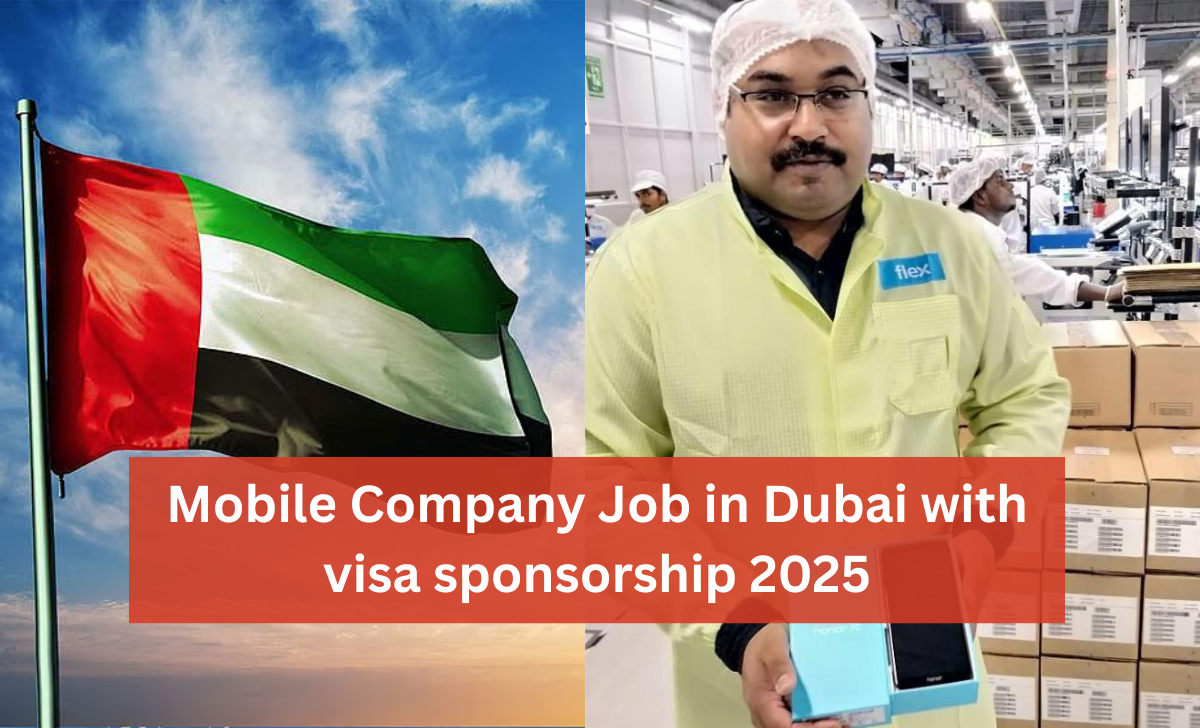 Mobile Company Job in Dubai with visa sponsorship 2025 1