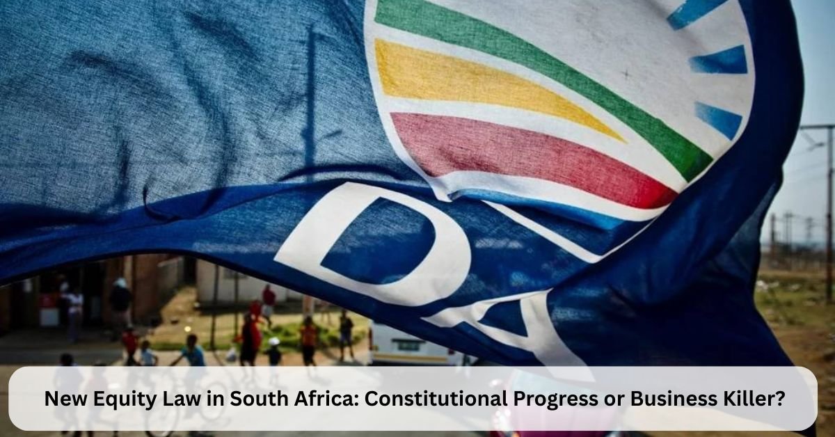 New Equity Law in South Africa: Constitutional Progress or Business Killer? 2 New Equity Law in South Africa Constitutional Progress or Business Killer