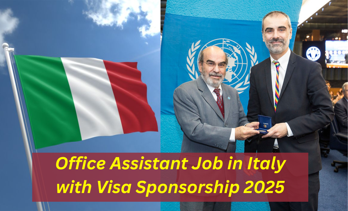 Office Assistant Job in Italy with Visa Sponsorship 2025