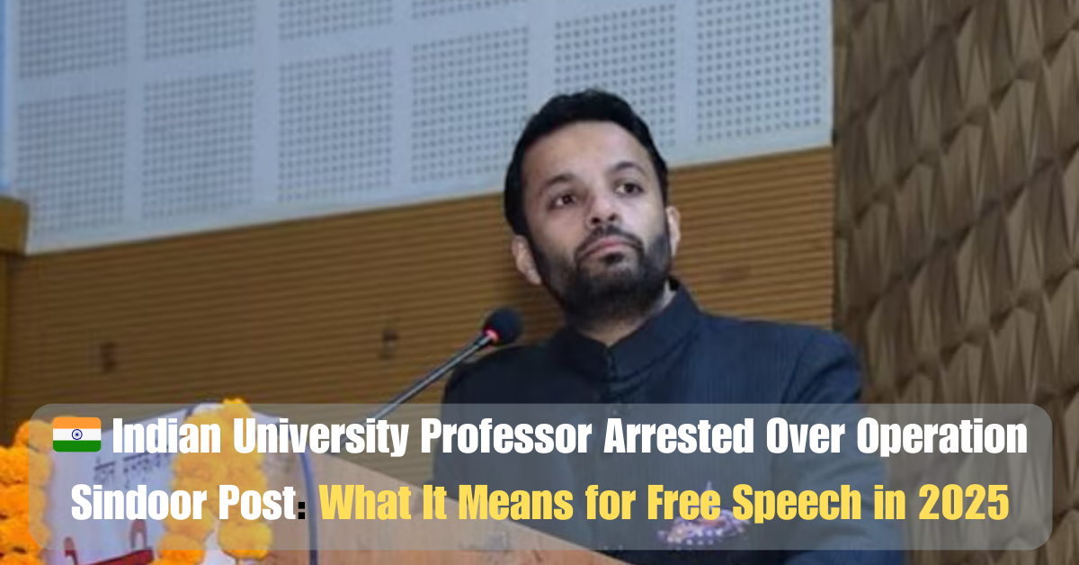 Indian University Professor Arrested Over Operation Sindoor Post: What It Means for Free Speech in 2025 2 Your paragraph text 4