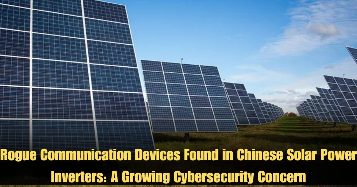 Rogue Communication Devices Found in Chinese Solar Power Inverters: A Growing Cybersecurity Concern 2 Your paragraph text 7