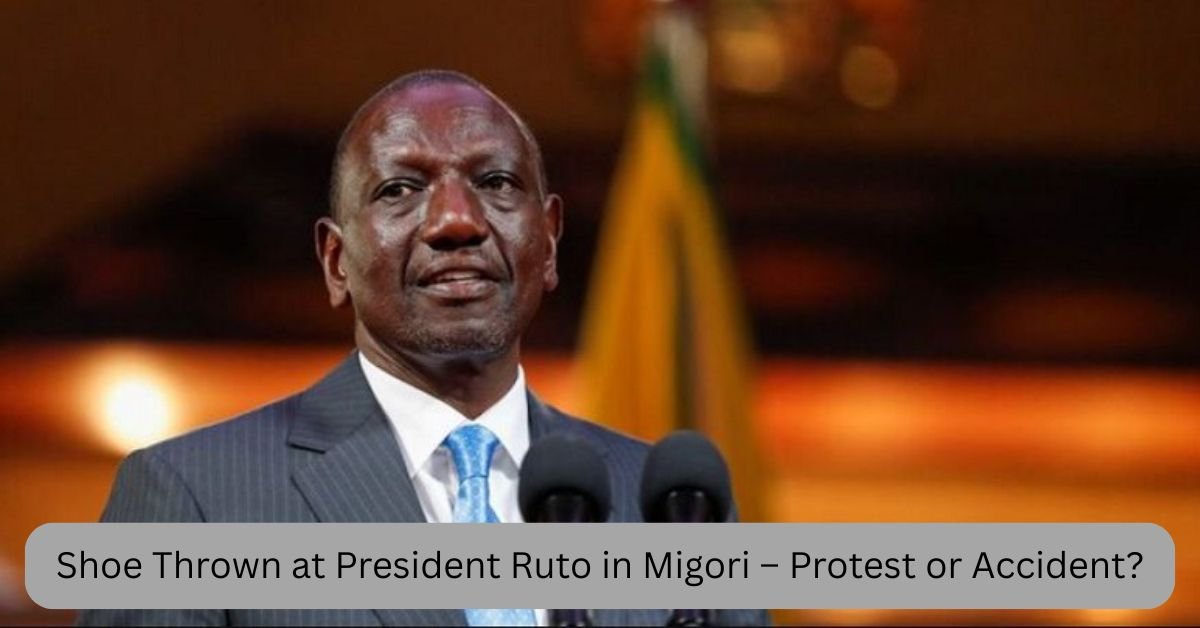 Shoe Thrown at President Ruto in Migori – Protest or Accident? 2 shoe