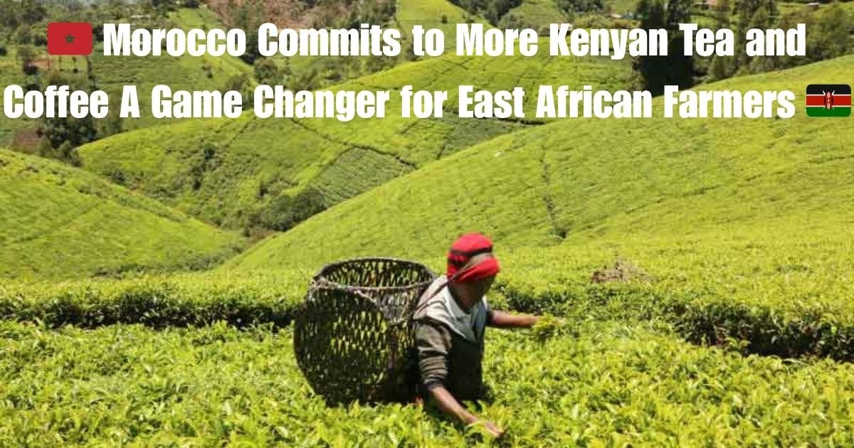 🇲🇦 Morocco Commits to More Kenyan Tea and Coffee A Game Changer for East African Farmers 🇰🇪