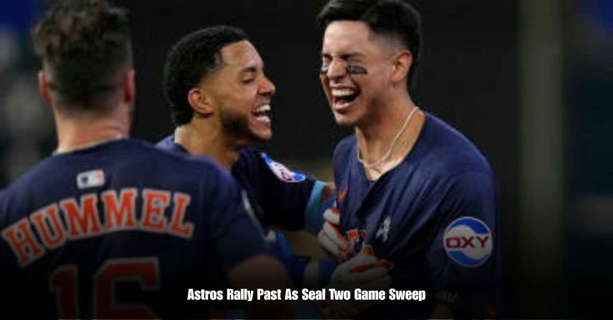 Astros Rally Past As Seal Two Game Sweep 1 6 on Private Jet Presumed Dead After Crash Into San Diego Neighborhood 10 6
