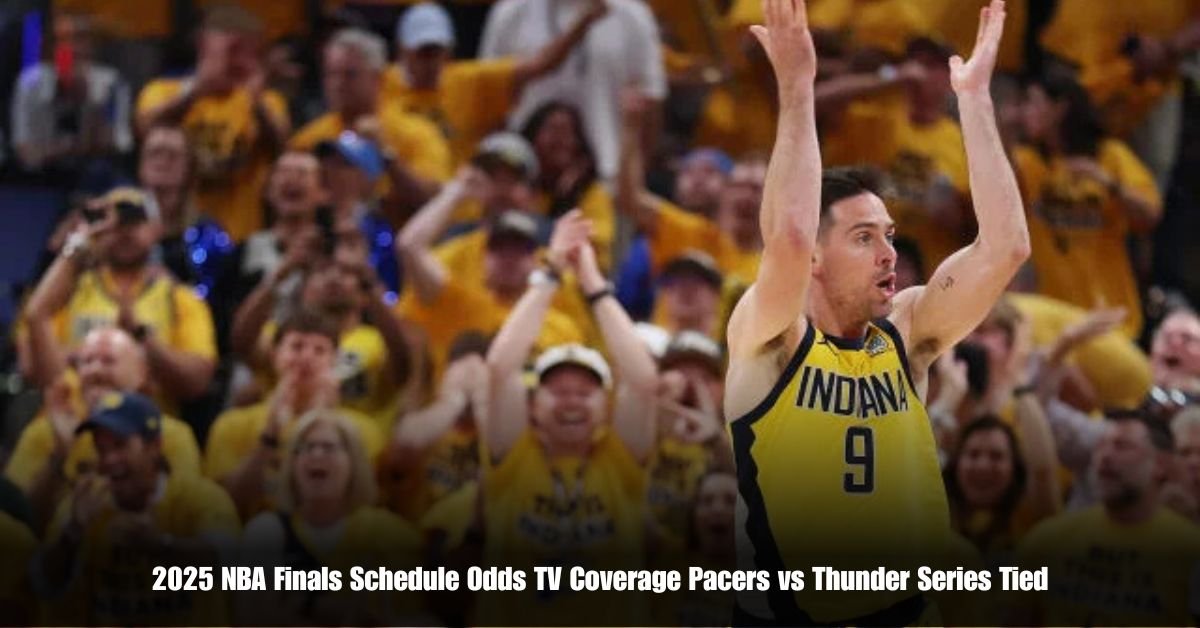 2025 NBA Finals Schedule Odds TV Coverage Pacers vs Thunder Series Tied 2 6 on Private Jet Presumed Dead After Crash Into San Diego Neighborhood 14 3