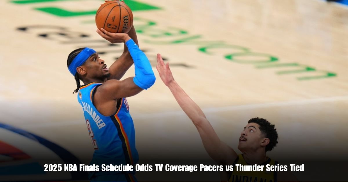 2025 NBA Finals Schedule Odds TV Coverage Pacers vs Thunder Series Tied 1 6 on Private Jet Presumed Dead After Crash Into San Diego Neighborhood 15 3