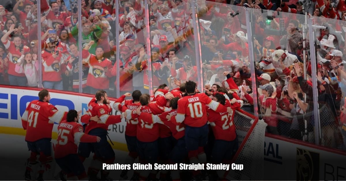 Panthers Clinch Second Straight Stanley Cup 2 6 on Private Jet Presumed Dead After Crash Into San Diego Neighborhood 4 7