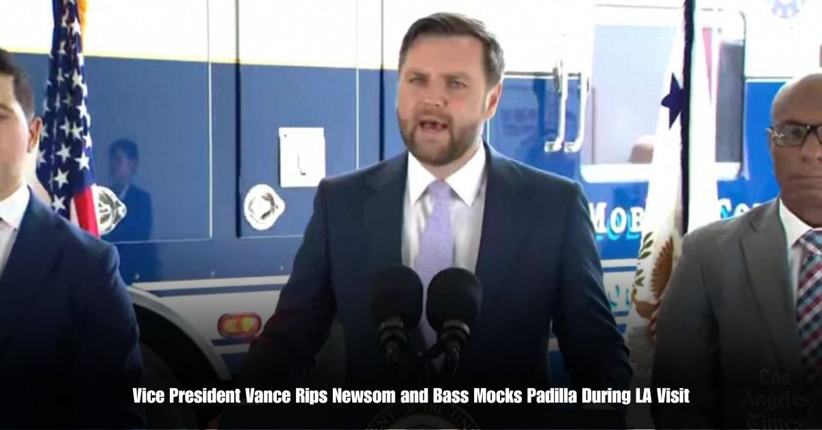 Vice President Vance Rips Newsom and Bass Mocks Padilla During LA Visit 1 6 on Private Jet Presumed Dead After Crash Into San Diego Neighborhood 6 10