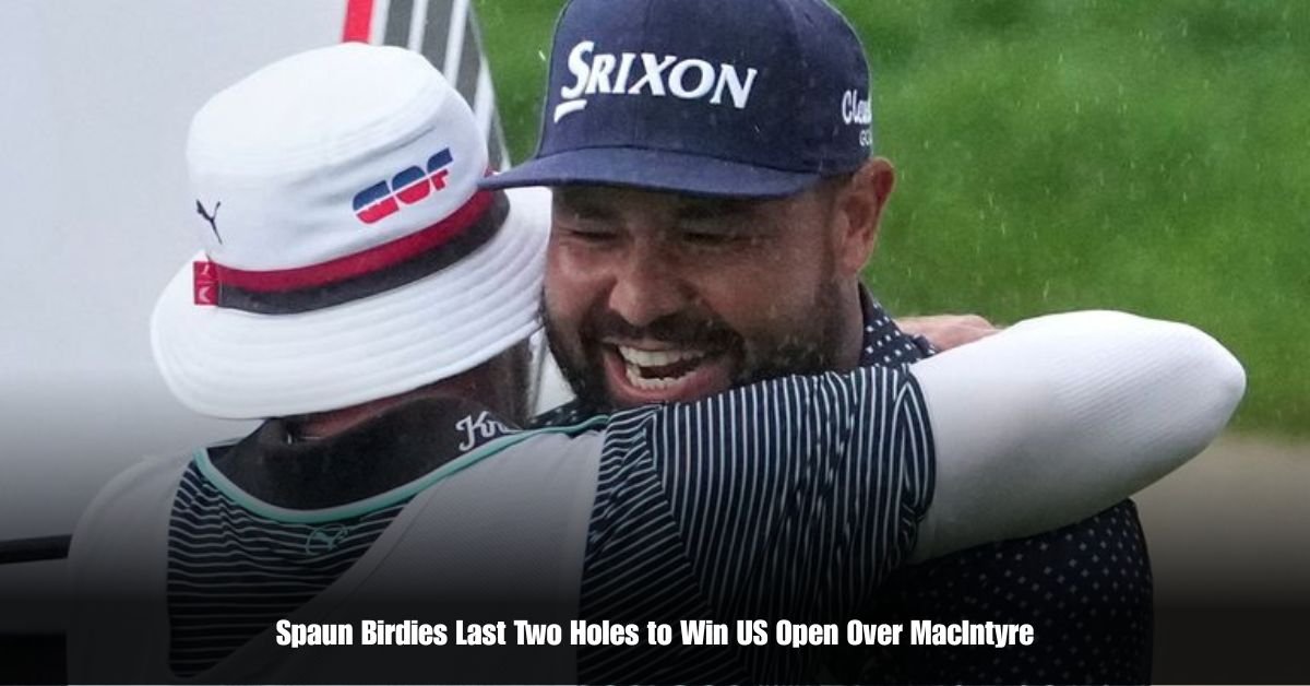 Spaun Birdies Last Two Holes to Win US Open Over MacIntyre 2 6 on Private Jet Presumed Dead After Crash Into San Diego Neighborhood 9 5