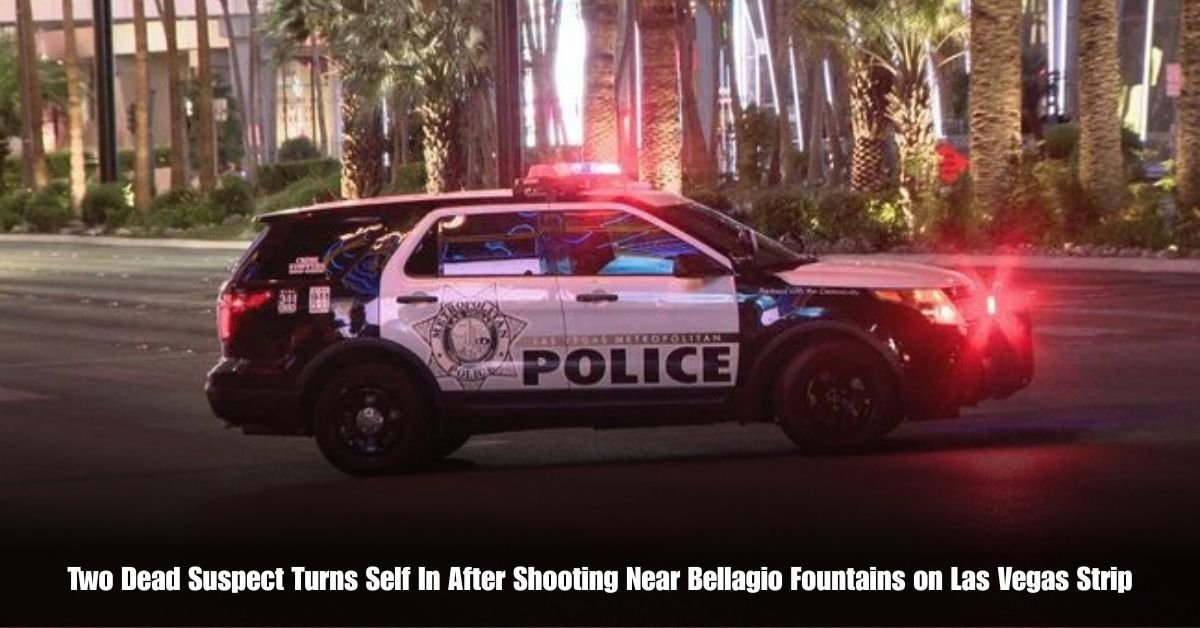 Two Dead Suspect Turns Self In After Shooting Near Bellagio Fountains on Las Vegas Strip 2 6 on Private Jet Presumed Dead After Crash Into San Diego Neighborhood 93