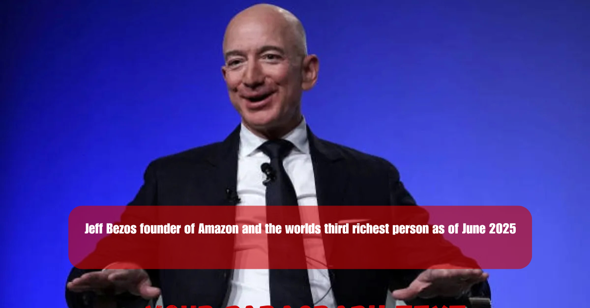 Jeff Bezos founder of Amazon and the worlds third richest person as of June 2025 2 Add a heading 2 1