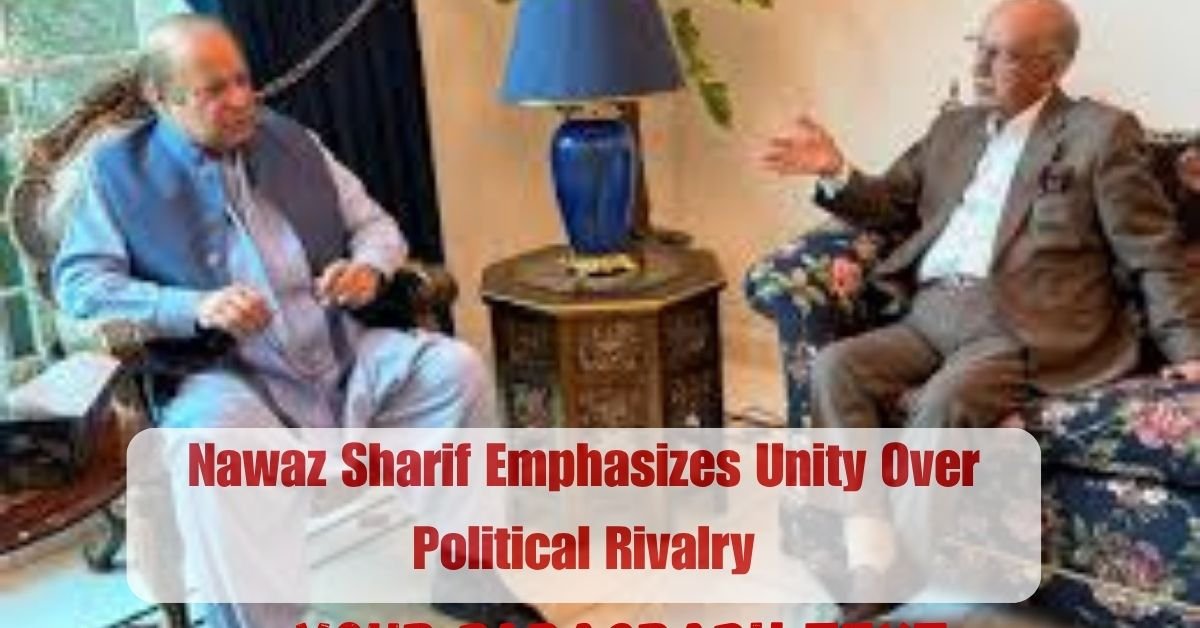 Nawaz Sharif Emphasizes Unity Over Political Rivalry 2 Add a heading 5