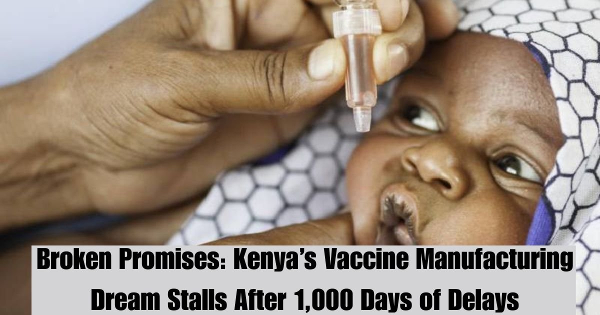 Broken Promises: Kenya’s Vaccine Manufacturing Dream Stalls After 1,000 Days of Delays 1 Broken Promises: Kenya’s Vaccine Manufacturing Dream Stalls After 1,000 Days of Delays